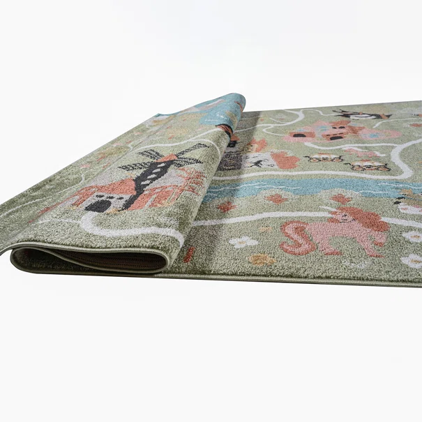 Παιδικό Χαλί (160x230) Polcarpet Carousel Dream Kastro Green