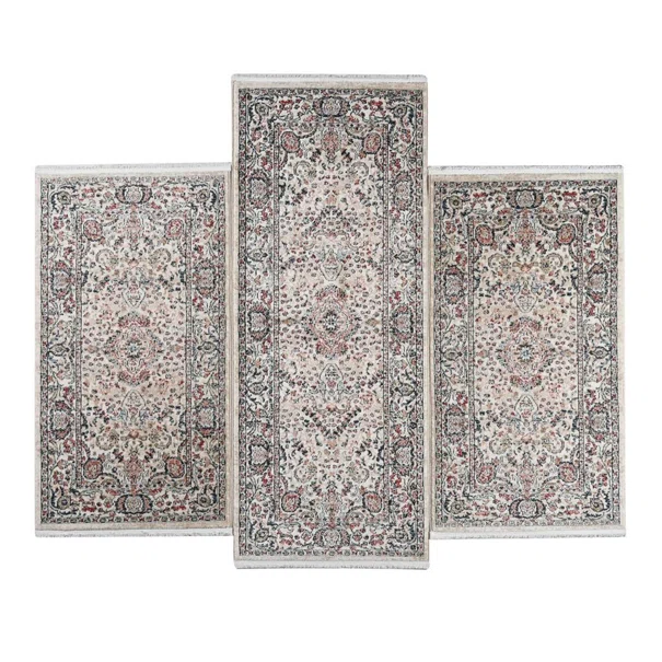 Χαλιά Κρεβατοκάμαρας (Σετ 3τμχ) Polcarpet Allegra Valencia 700 Beige