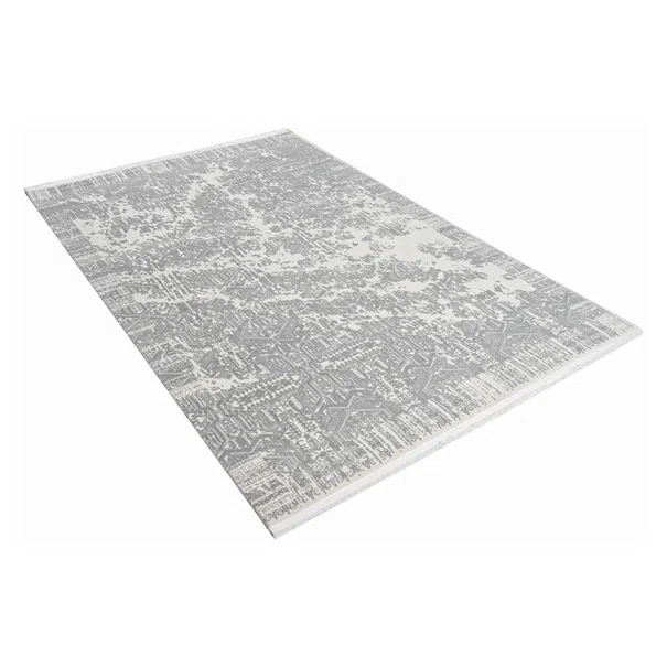 Χαλιά Κρεβατοκάμαρας (Σετ 3τμχ) Polcarpet Platinum 7747 White/Grey