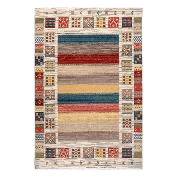 Χαλί (200x290) Polcarpet Kazak Oriental 800 Beige/Bordo
