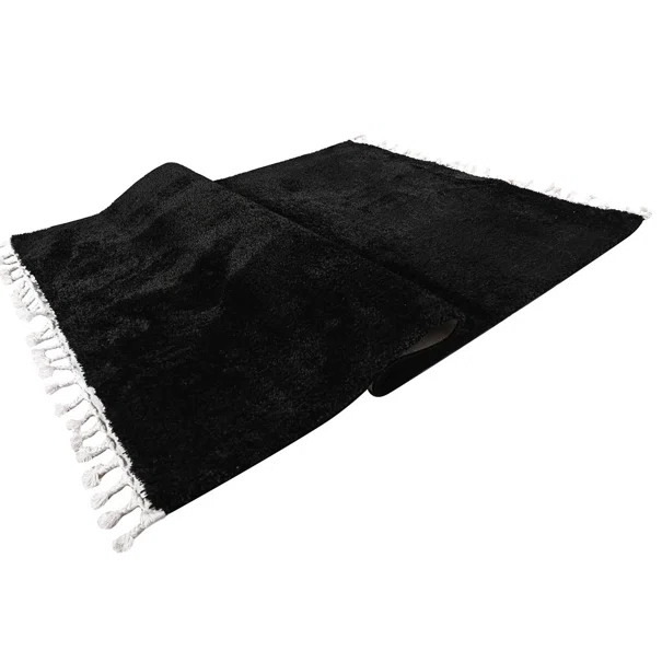 Χαλιά Κρεβατοκάμαρας (Σετ 3τμχ) Polcarpet Silky Shaggy Black