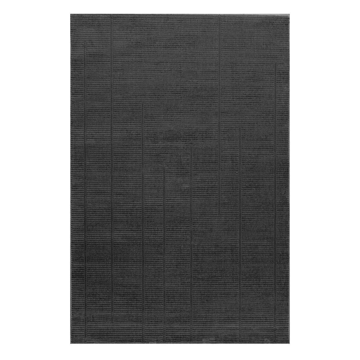 Χαλί (200X290) Polcarpet Parma 150 Anthracite Χαλιά Σαλονιού Χειμερινά Μονόχρωμα Spitishop