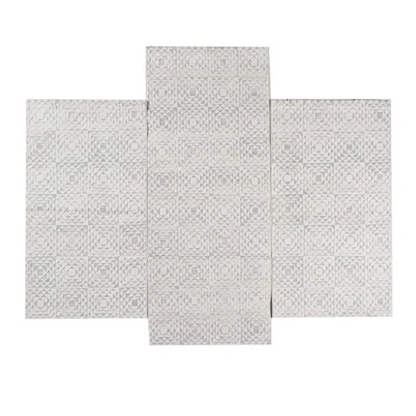 Χαλιά Κρεβατοκάμαρας (Σετ 3τμχ) Polcarpet Vera 265 Ivory/Grey