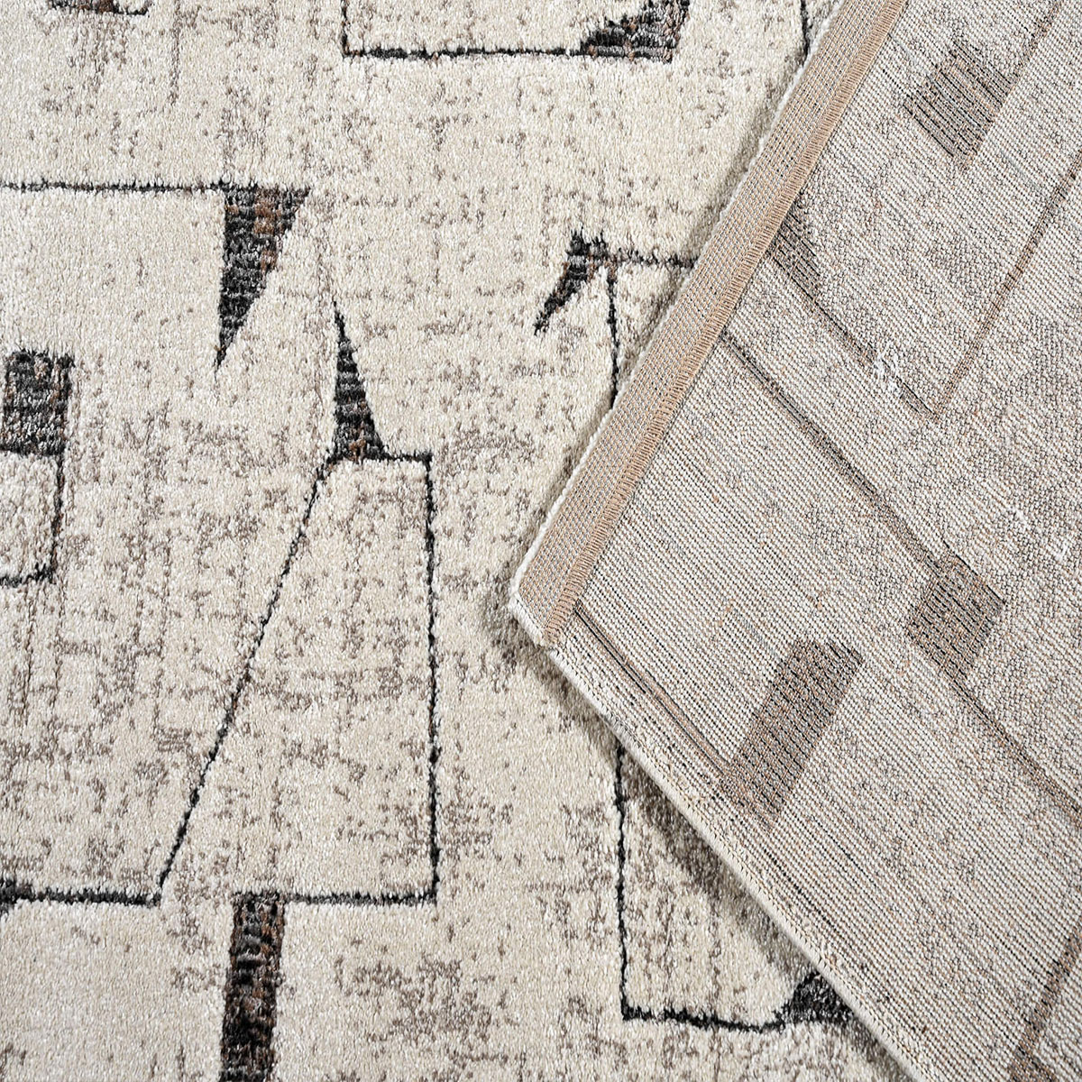 Χαλιά Κρεβατοκάμαρας (Σετ 3Τμχ) Polcarpet Giza Cairo 28002 Beige Σετ Spitishop