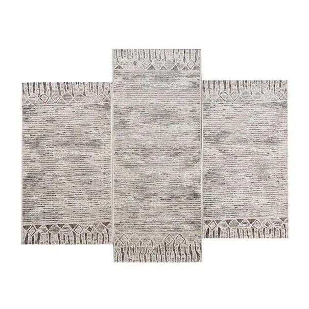 Χαλιά Κρεβατοκάμαρας (Σετ 3τμχ) Polcarpet Giza Cairo 54018 Beige