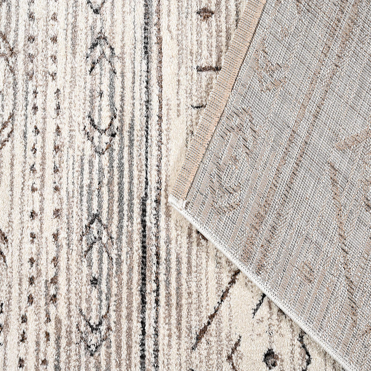 Χαλιά Κρεβατοκάμαρας (Σετ 3Τμχ) Polcarpet Giza Cairo 54016 Beige Σετ Spitishop