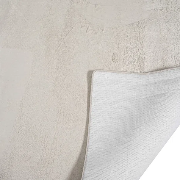 Χαλί Γούνινο (190x275) Polcarpet Rabbit Fur Foam Ivory