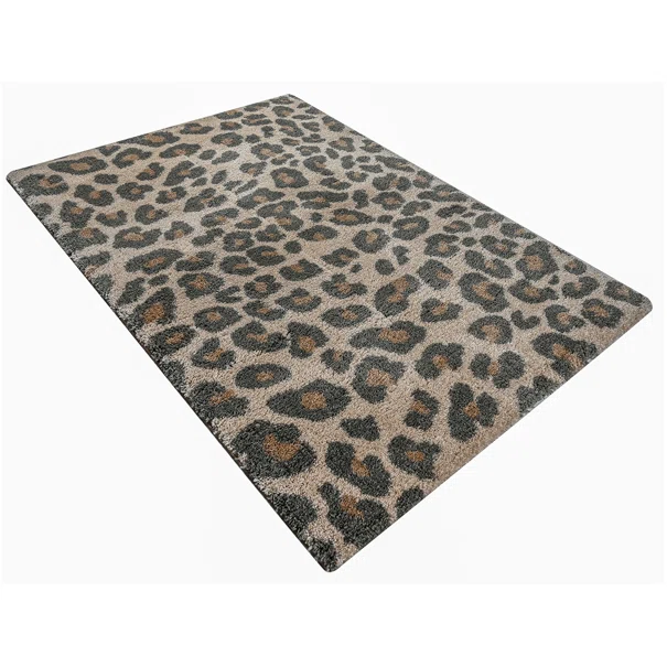 Χαλί (200x290) Polcarpet Puffy Shaggy 374 Leopard