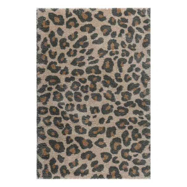 Χαλί (165x230) Polcarpet Puffy Shaggy 374 Leopard
