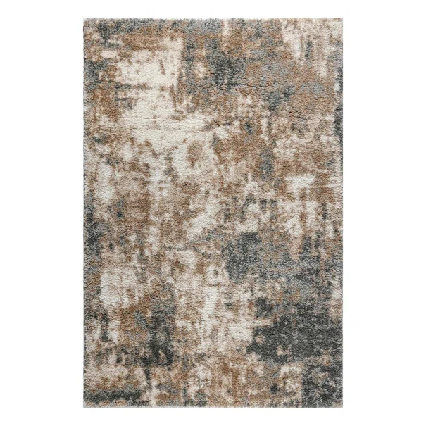 Χαλί (165x230) Polcarpet Puffy Shaggy 381 Grey/Beige