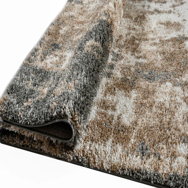 Χαλί (165x230) Polcarpet Puffy Shaggy 381 Grey/Beige