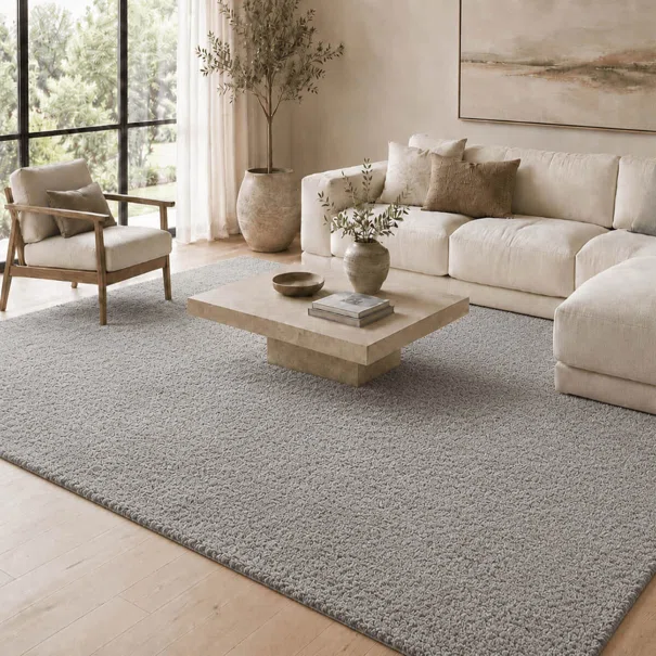 Χαλί (200x290) Polcarpet Puffy Shaggy 1001 Grey