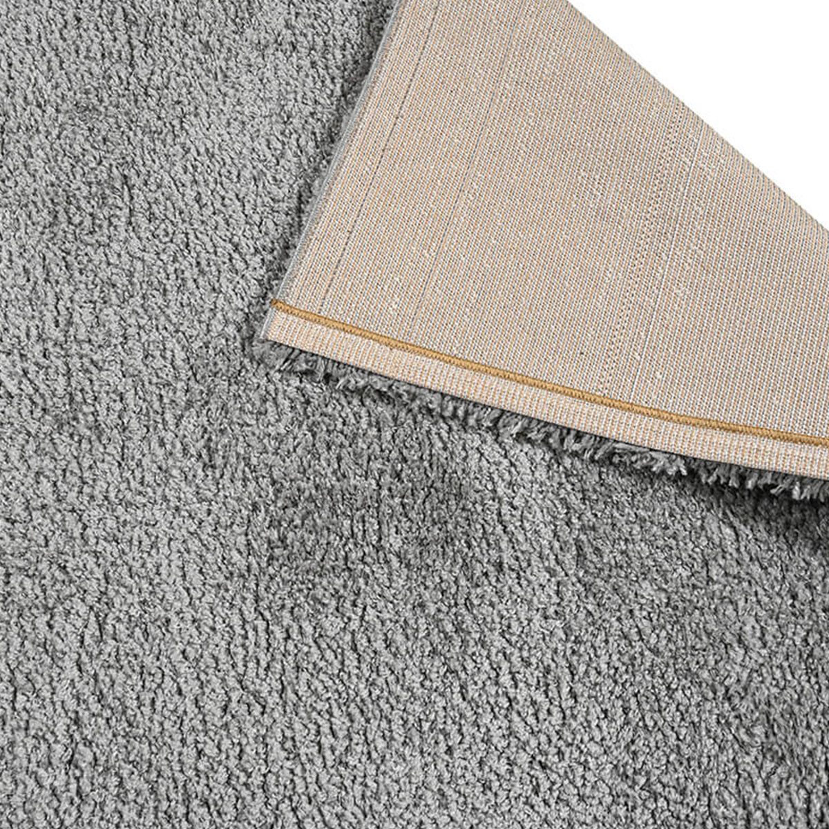 Χαλί (200X290) Polcarpet Puffy Shaggy 1001 Grey Χαλιά Σαλονιού Χειμερινά Spitishop