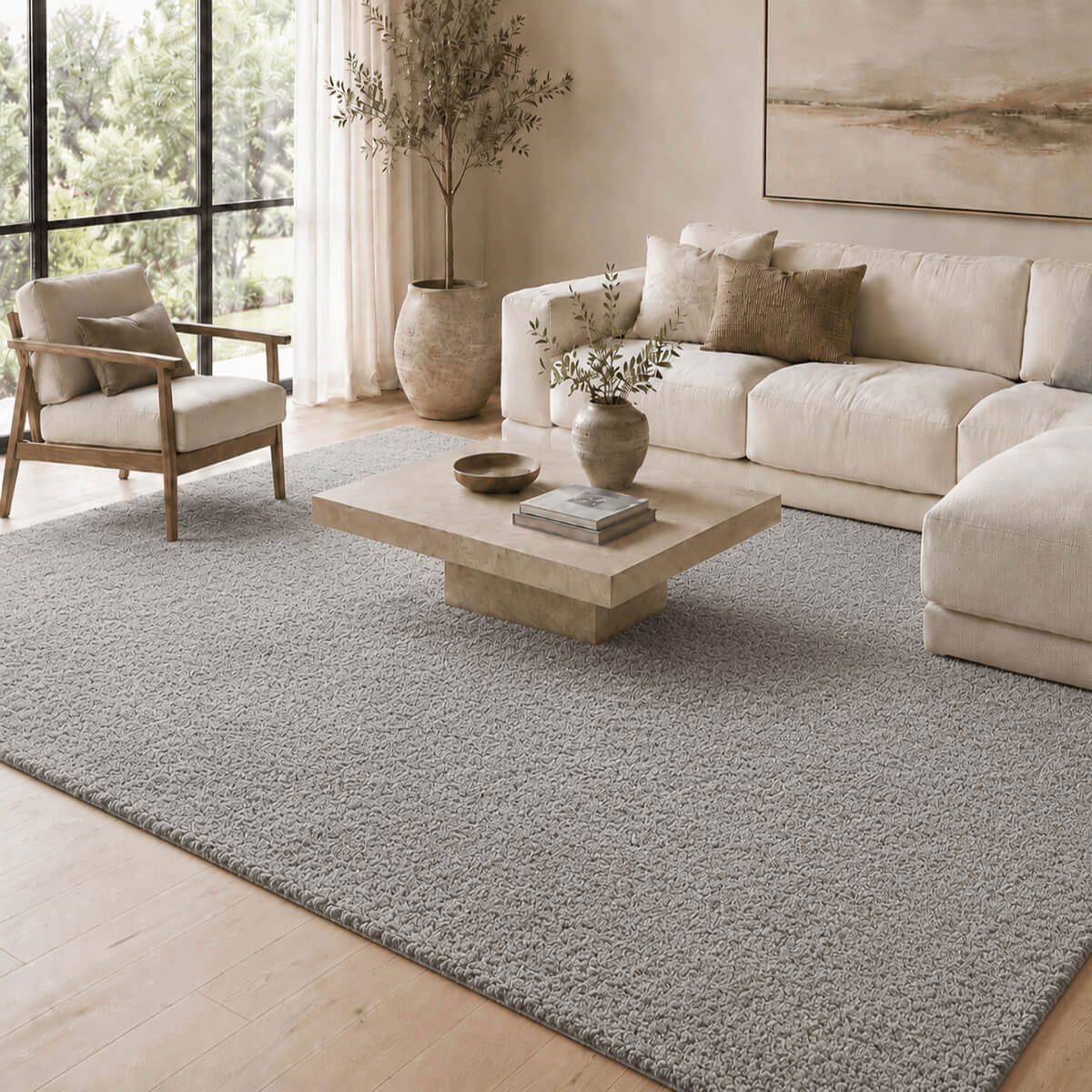 Χαλί (165x230) Polcarpet Puffy Shaggy 1001 Grey