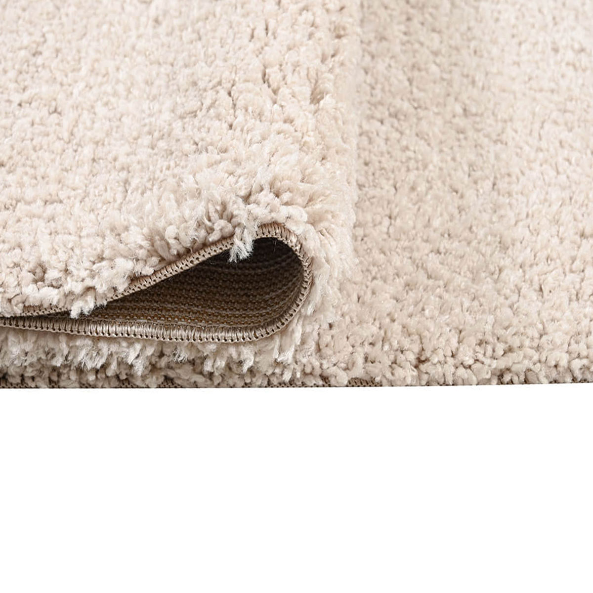 Χαλί (165X230) Polcarpet Puffy Shaggy 1001 Beige Χαλιά Σαλονιού Χειμερινά Μονόχρωμα Spitishop