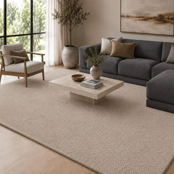 Χαλί (200x290) Polcarpet Puffy Shaggy 1001 Brown
