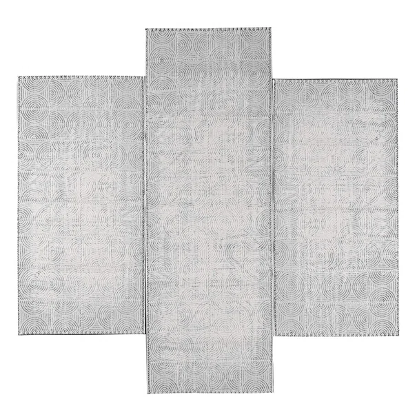 Χαλιά Κρεβατοκάμαρας (Σετ 3τμχ) Pierre Cardin Loft 11 L.Grey