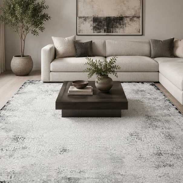 Χαλί (200x290) Polcarpet Monaco Moma DV 322 Grey/Black