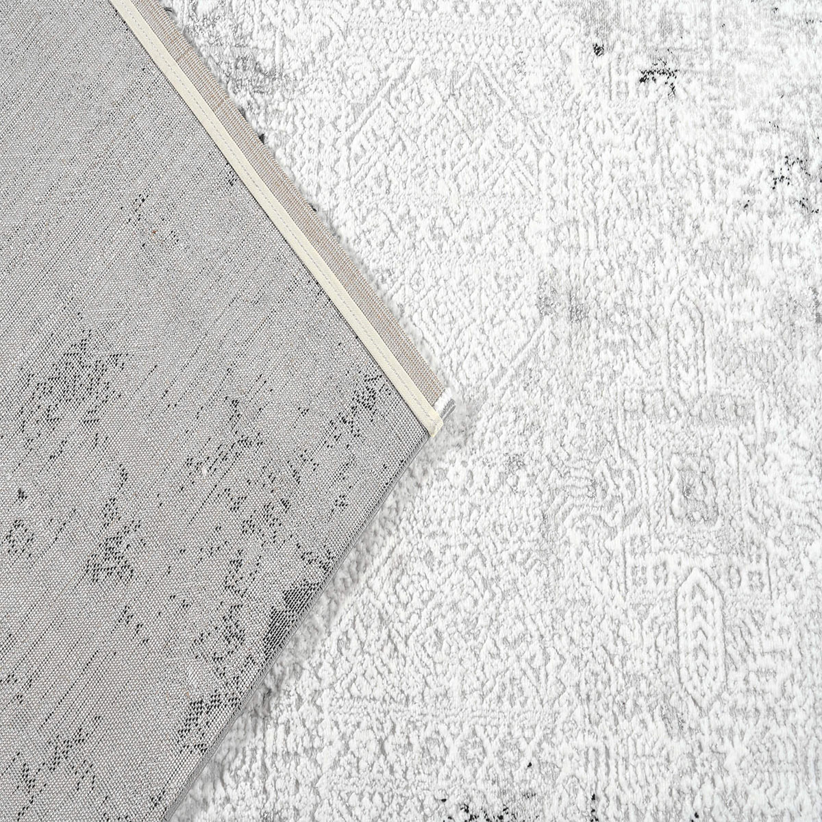 Χαλί (200X290) Polcarpet Monaco Moma Dv 322 Grey Black Χαλιά Σαλονιού Χειμερινά Spitishop