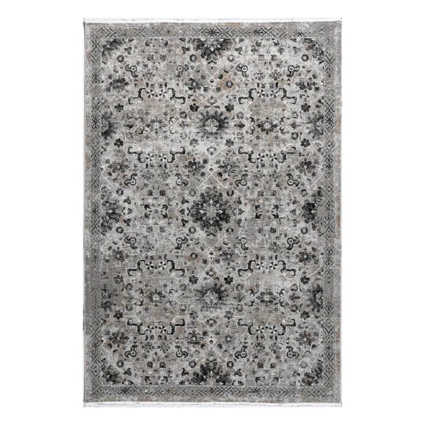 Χαλί (160x230) Polcarpet Dalia 2089 Grey/Black