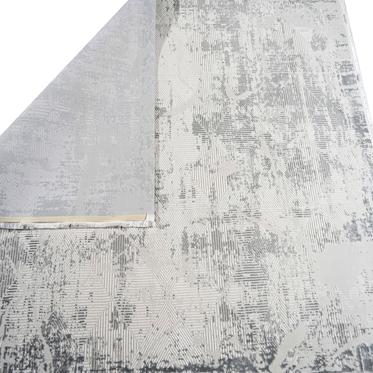 Χαλί (160X230) Polcarpet Platinum 6331 Grey White Χαλιά Σαλονιού Χειμερινά Spitishop