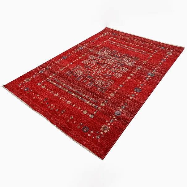Χαλί (200x290) Polcarpet Kazak Oriental 824 Bordo