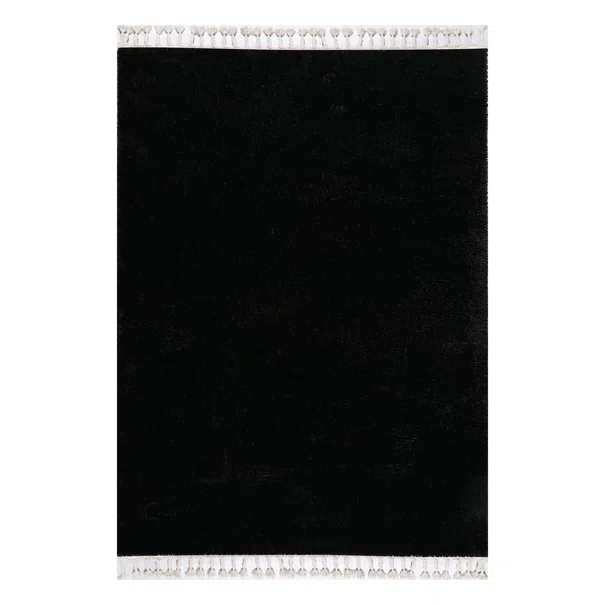 Χαλί (200x280) Polcarpet Silky Shaggy Black