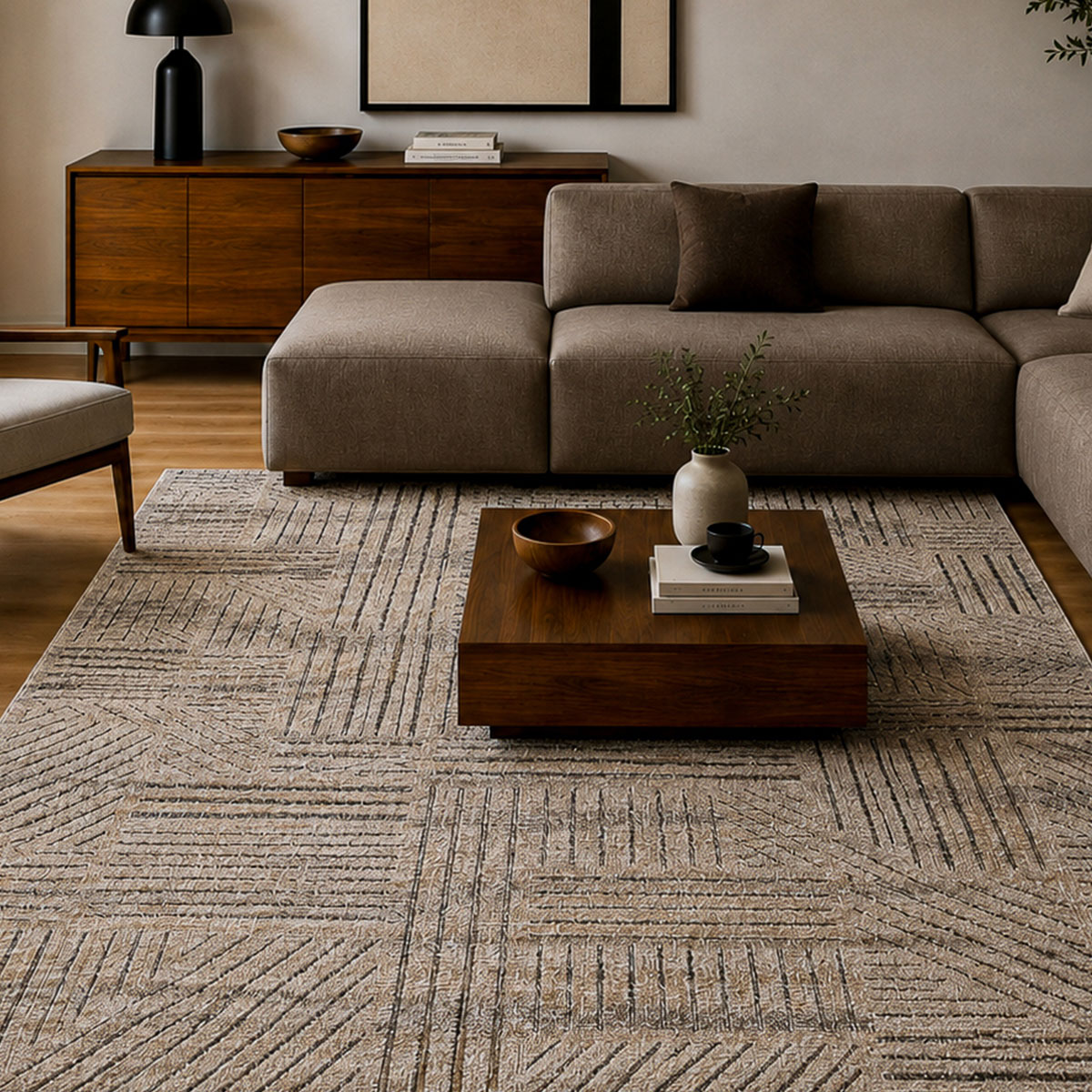 Χαλί (200x290) Polcarpet Giza Cairo 44002 Brown