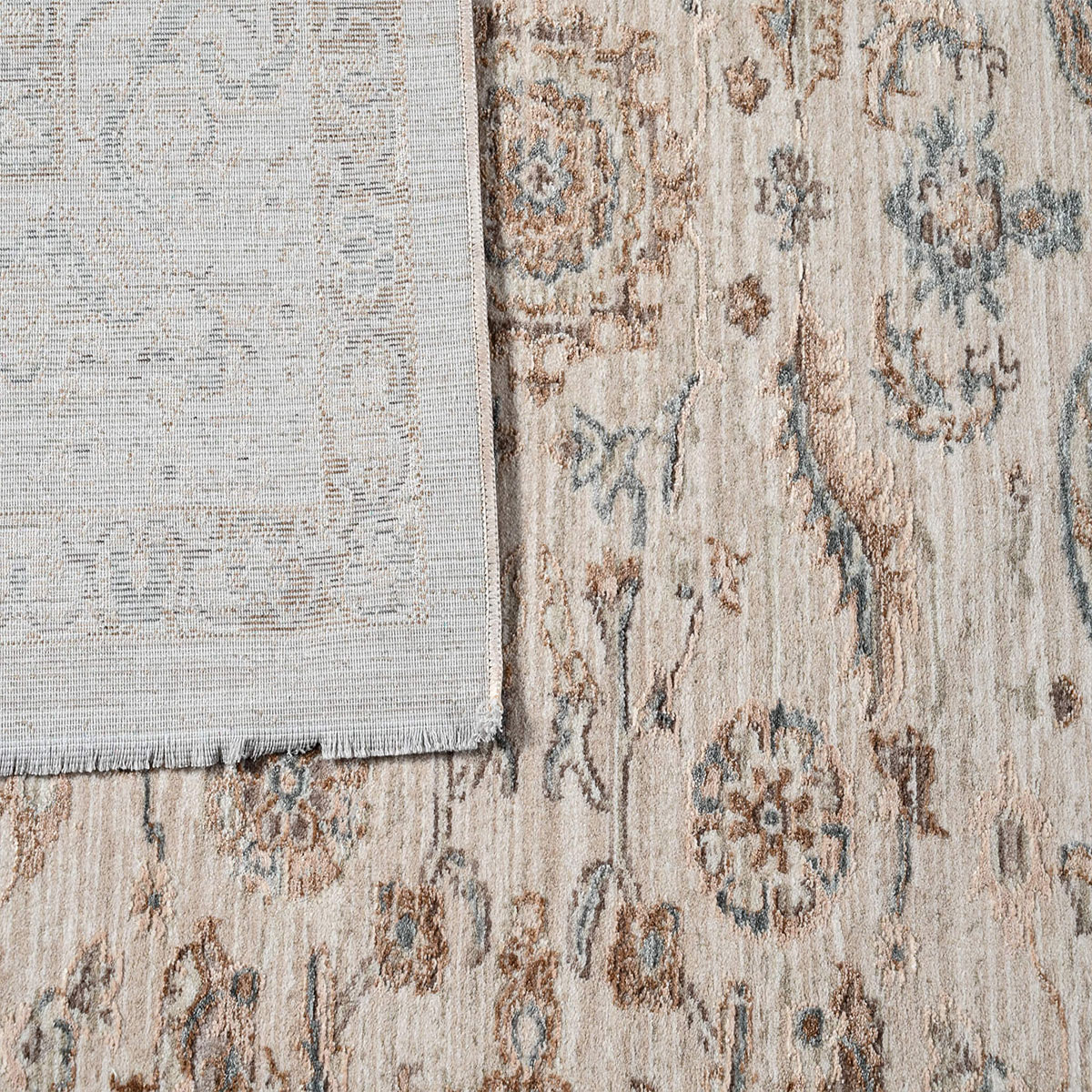 Χαλί Διαδρόμου (75X195) Polcarpet Lyra 868 Beige Mint Χαλιά Διάδρομοι Spitishop