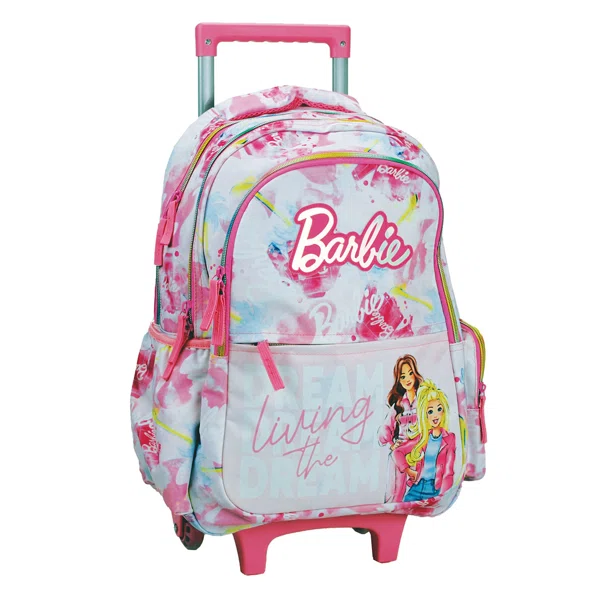 Σχολική Τσάντα Τρόλεϊ Δημοτικού (35x20x46) Gim Barbie Paints 349-89074