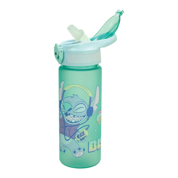 Παγούρι 600ml Με Καλαμάκι Gim Stitch 552-04217