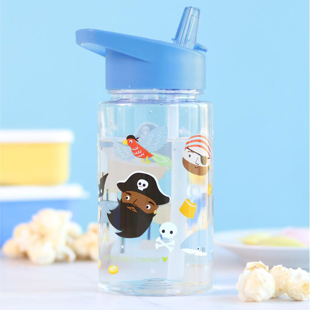 Παγούρι 450ml Με Καλαμάκι Α Little Lovely Company Pirates DBPIBU89