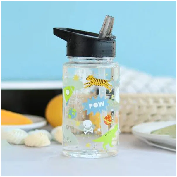 Παγούρι 450ml Με Καλαμάκι Α Little Lovely Company Galaxy DBGABL87