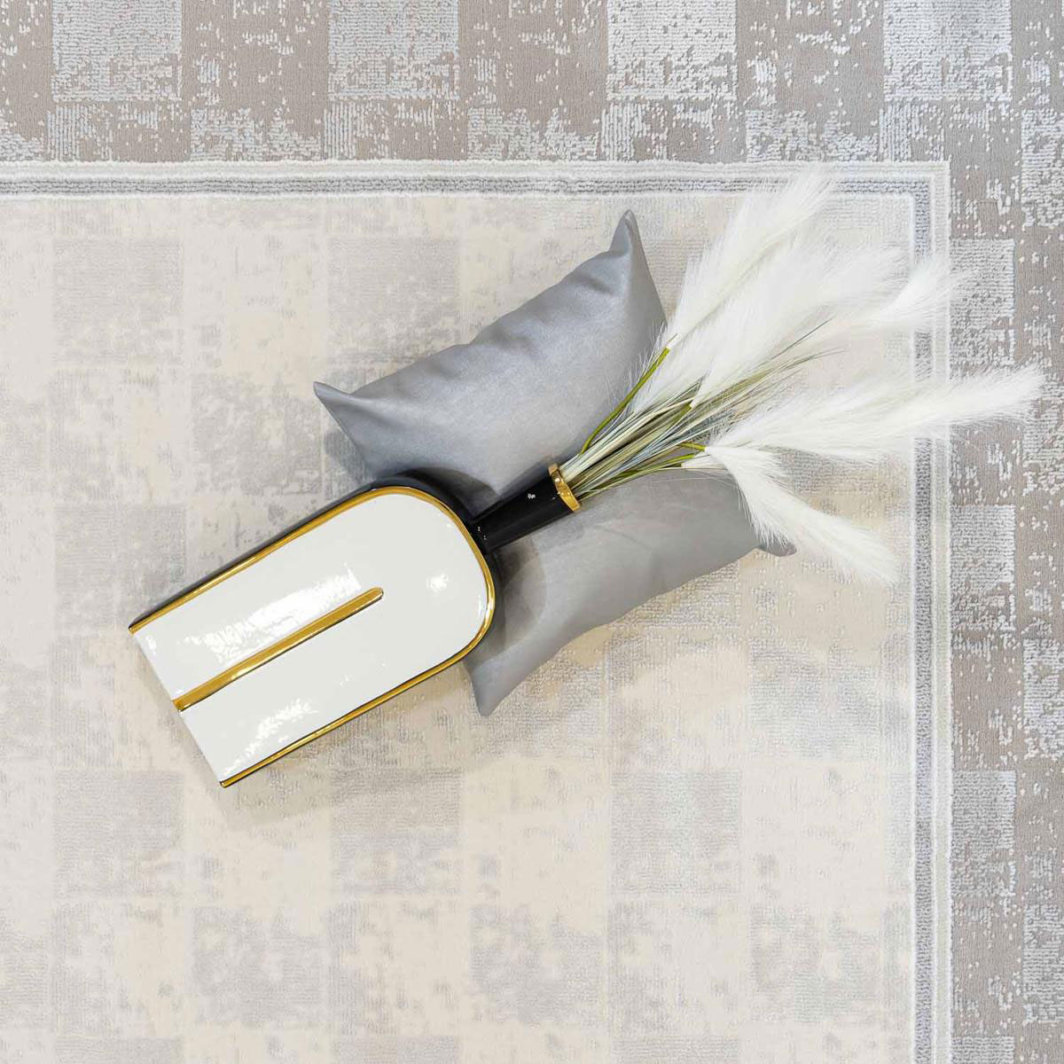 Χαλί (160X230) Ezzo Carlota E700B2A Light Grey Χαλιά Σαλονιού Χειμερινά Spitishop