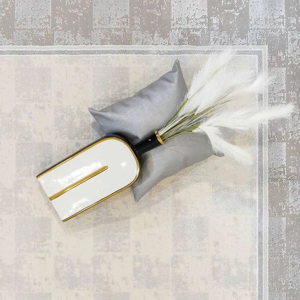 Χαλί (160x230) Ezzo Carlota E700B2A Light Grey