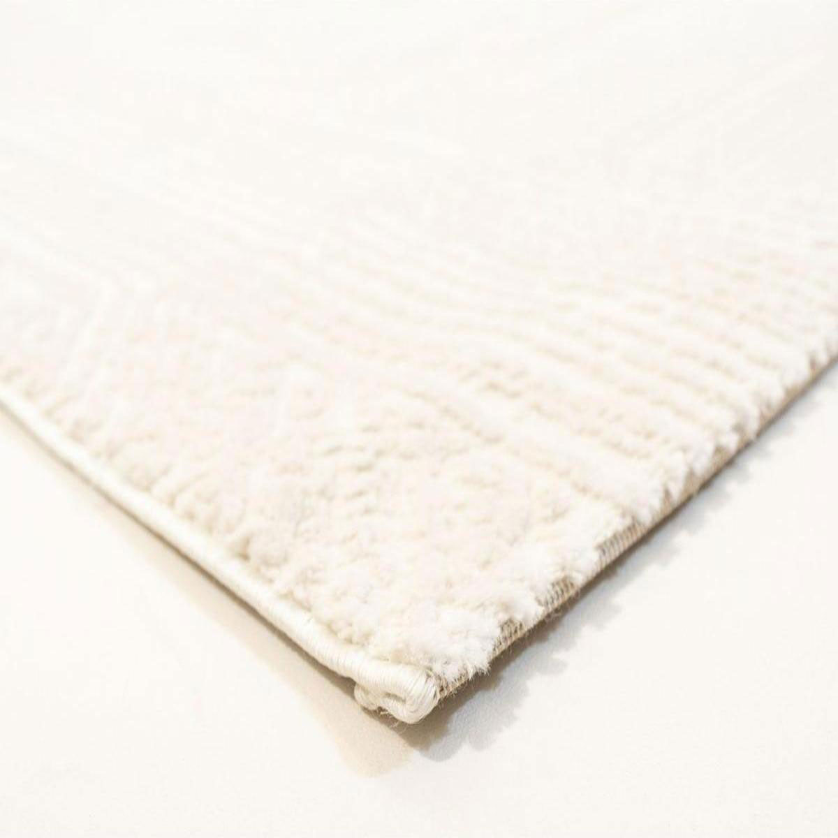 Χαλί Διαδρόμου (80x150) Ezzo Carlota E703B1W Cream
