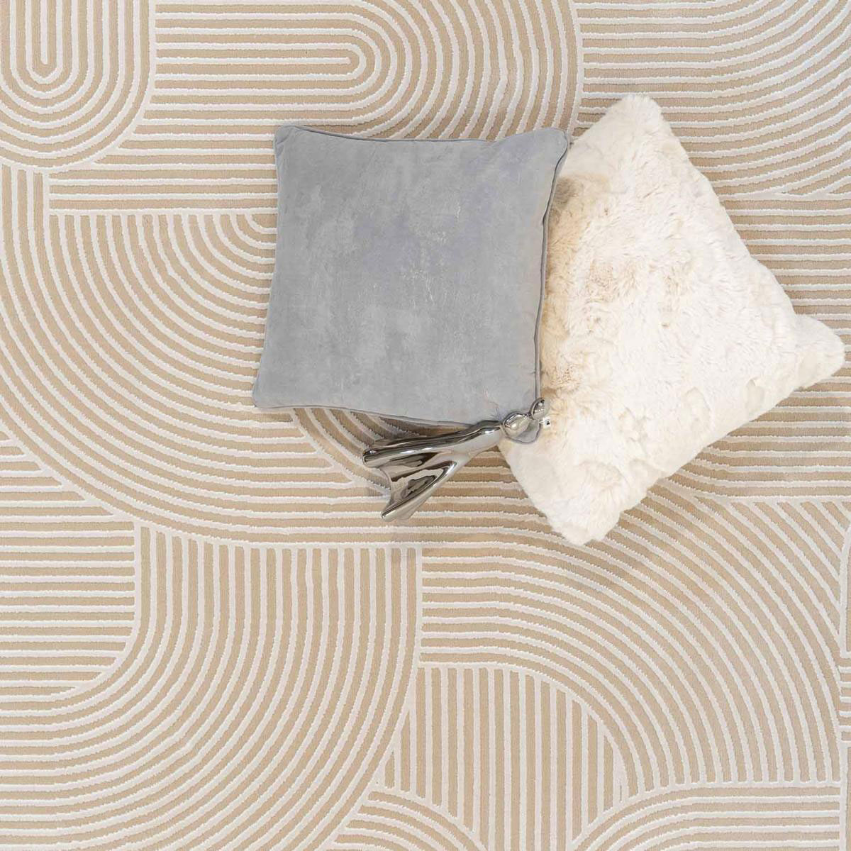Χαλί (160X230) Ezzo Carolina E682A1W Cream Χαλιά Σαλονιού Χειμερινά Spitishop