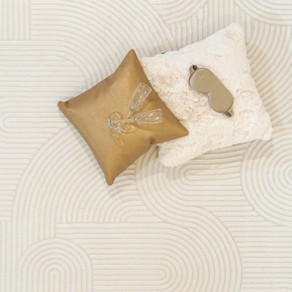 Χαλί (160X230) Ezzo Carolina E682B1W Cream Χαλιά Σαλονιού Χειμερινά Spitishop