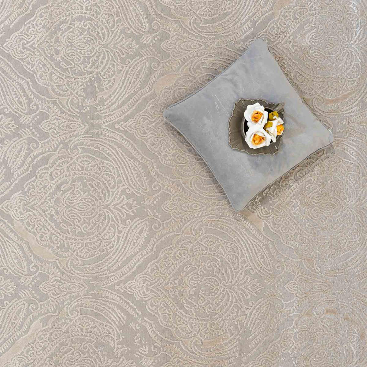 Χαλί (160X230) Ezzo Charlotte F047Ah9 Beige Χαλιά Σαλονιού Χειμερινά Μοντερνα Spitishop