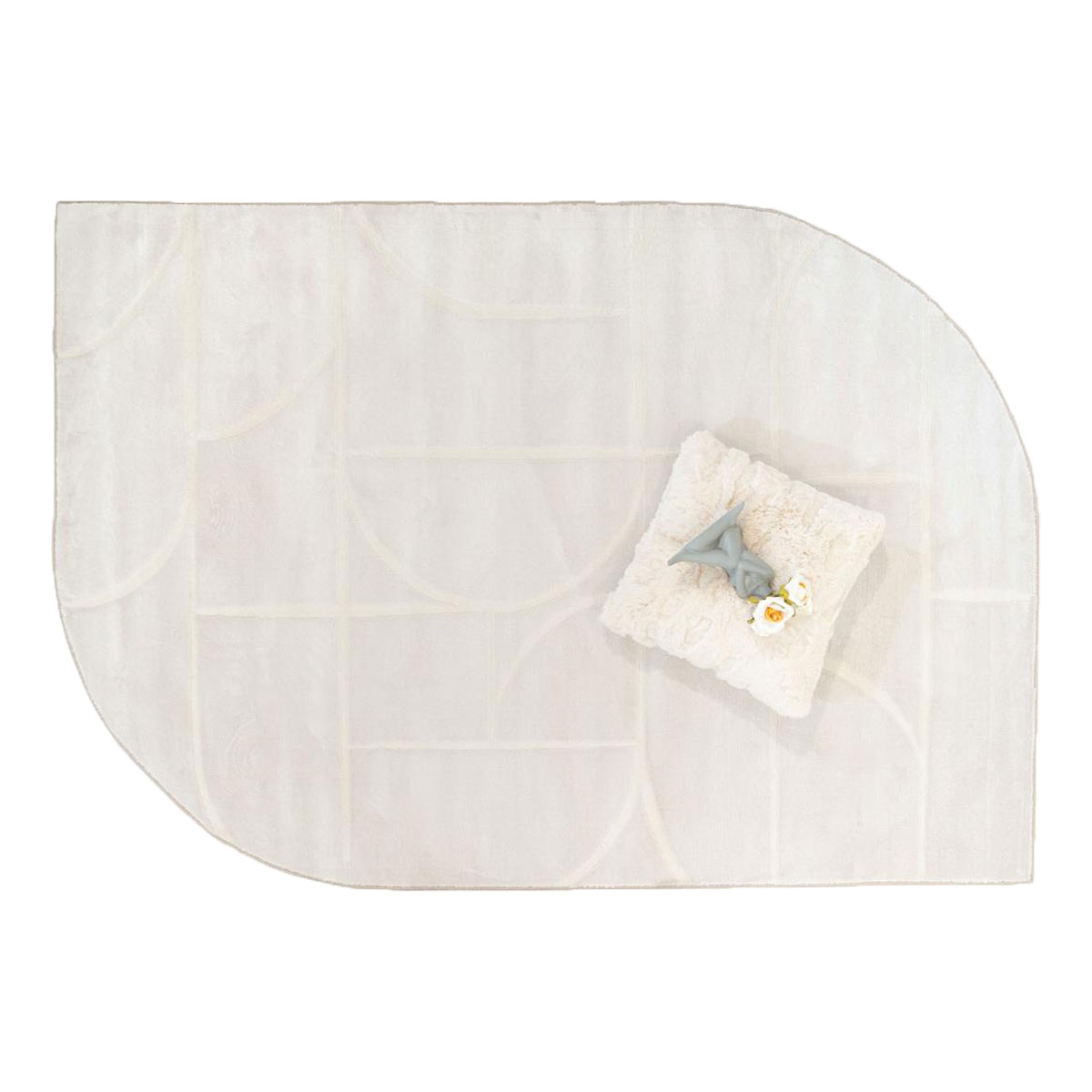 Χαλί (160X230) Ezzo Forma E460A1W Cream Χαλιά Σαλονιού Χειμερινά Spitishop