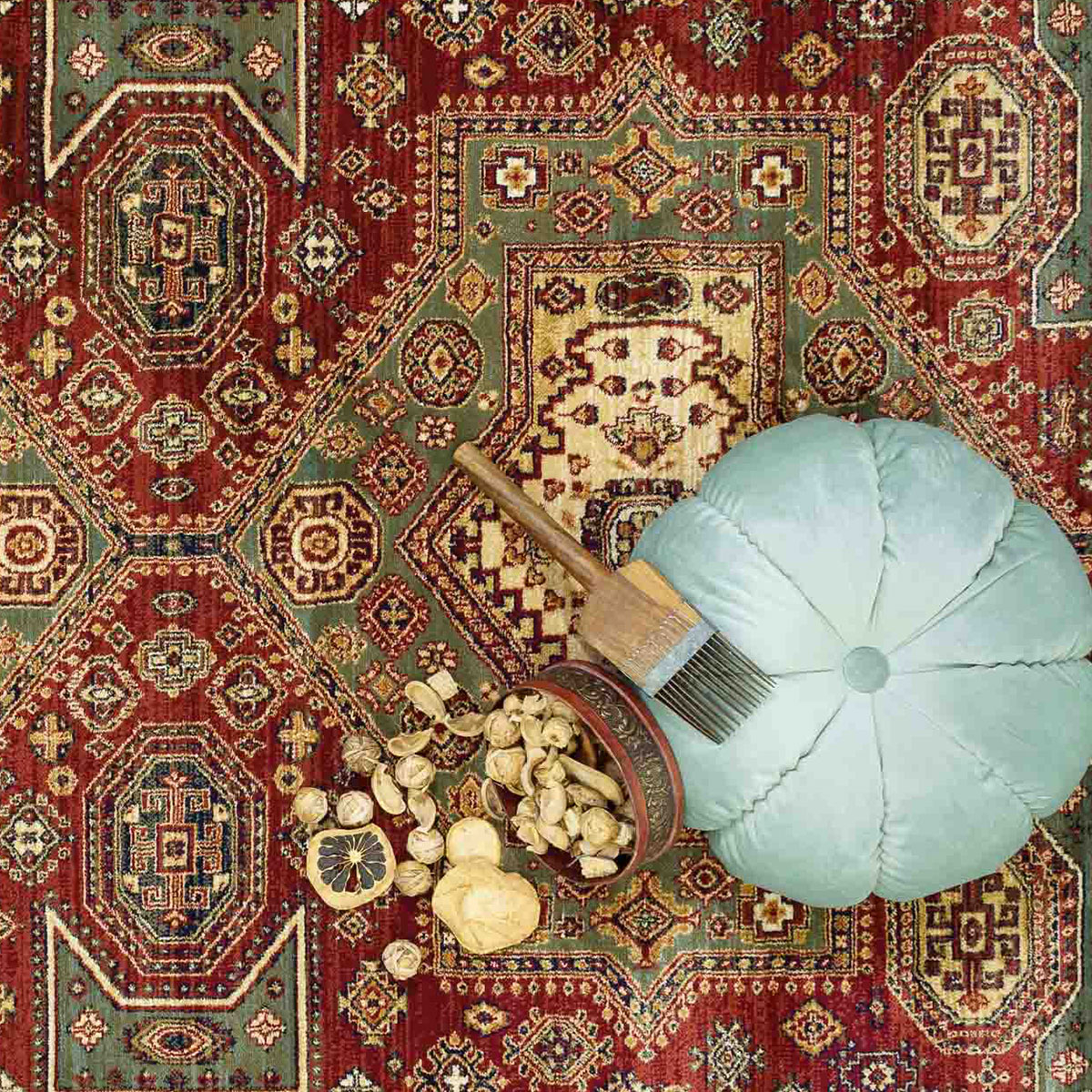 Χαλί (200X250) Ezzo Orient 7859A Al Red Χαλιά Σαλονιού Χειμερινά Boho Spitishop