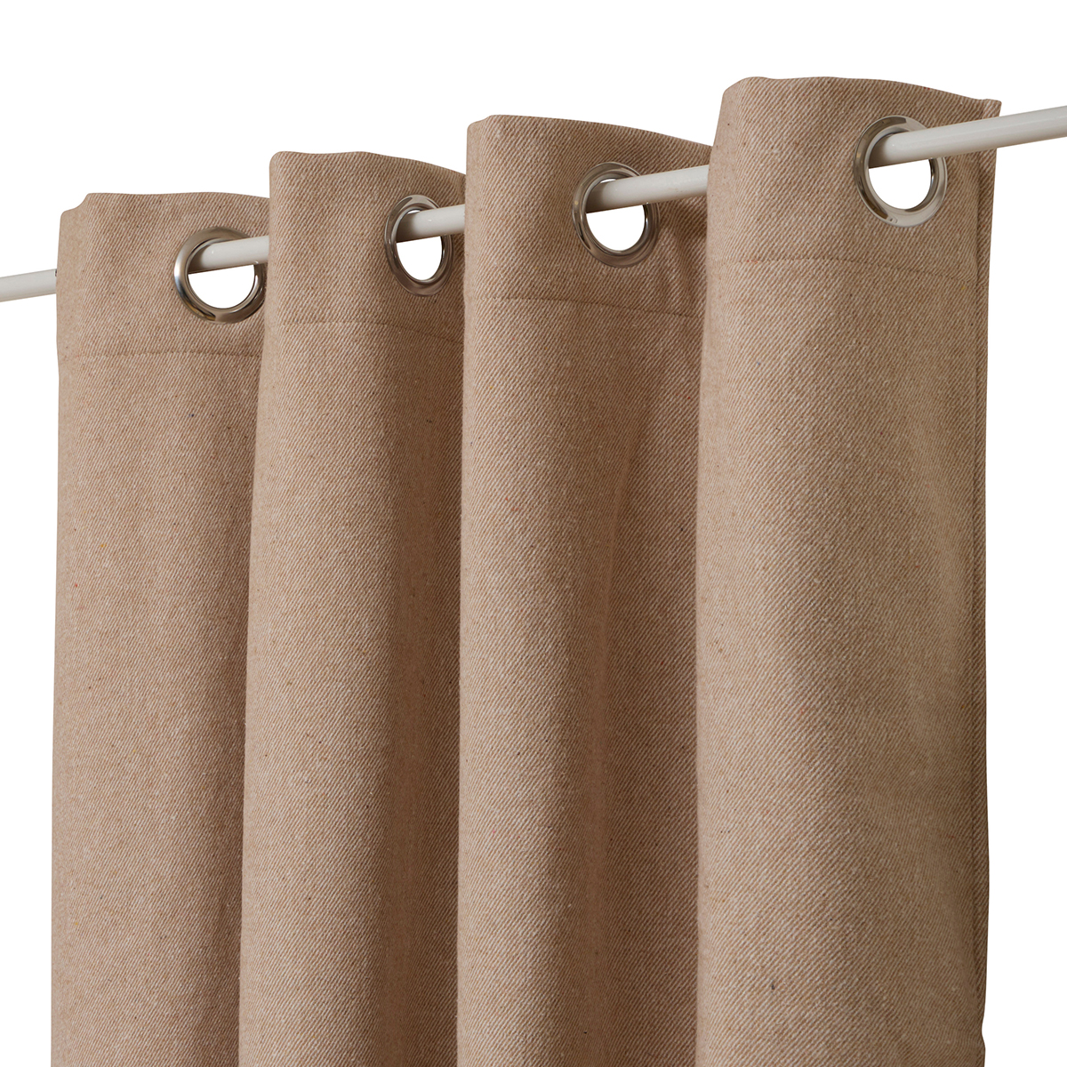 Θερμομονωτική Κουρτίνα (140x260) Με Τρουκς A-S Kys Linene Beige 172435C