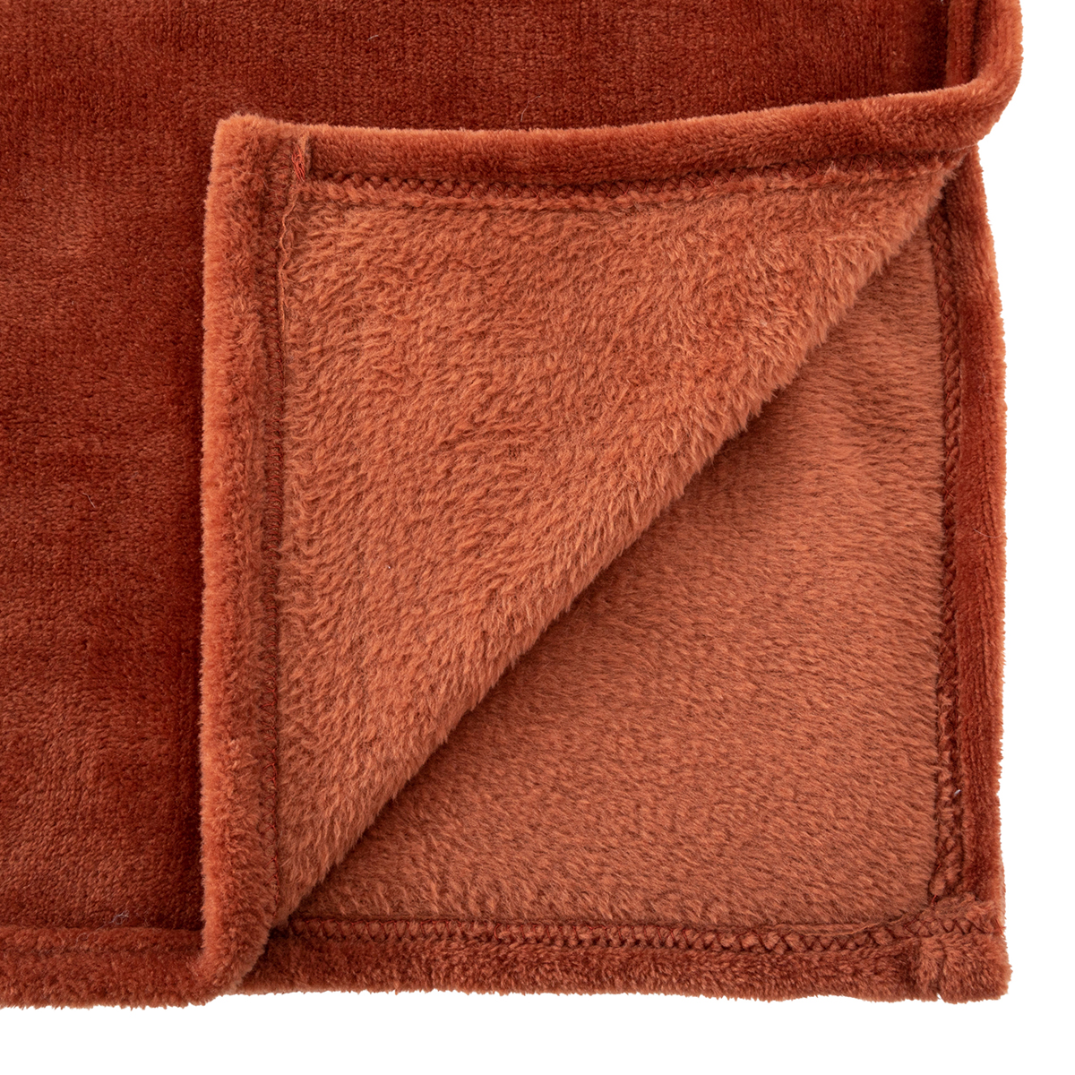 Κουβέρτα Καναπέ Fleece (130X180) A-S Flannel Terracotta 156047I Λευκά Είδη Σαλονιού Κουβέρτες Spitishop