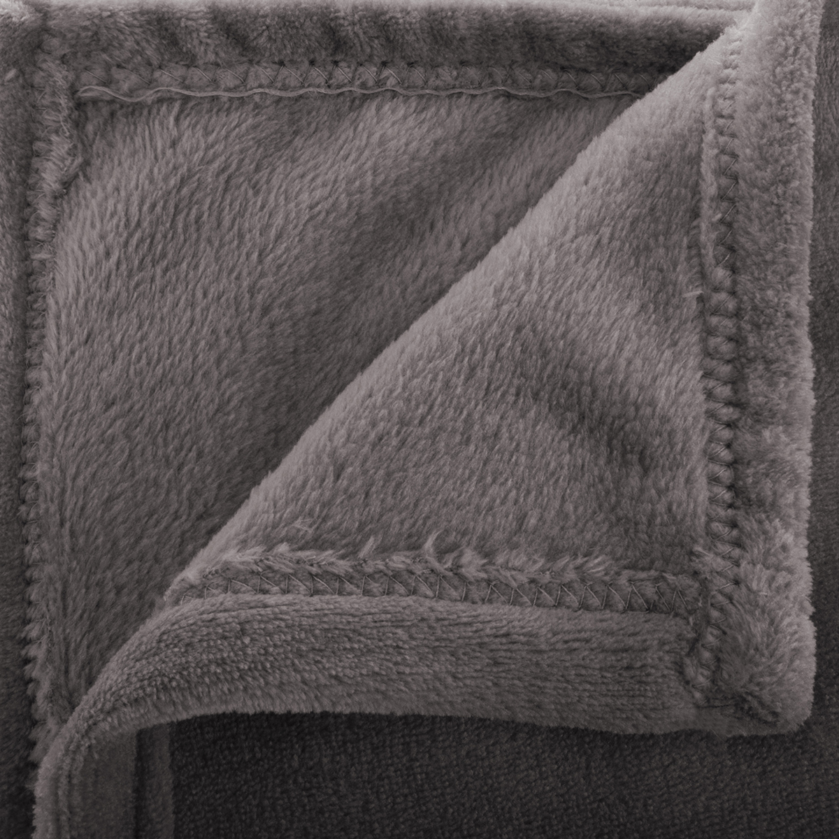 Κουβέρτα Καναπέ Fleece (130X180) A-S Flannel D Grey 156047L Λευκά Είδη Σαλονιού Κουβέρτες Spitishop