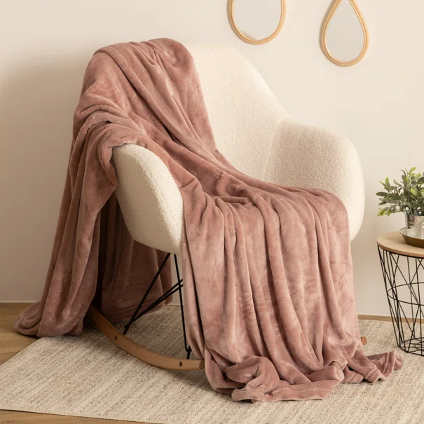 Κουβέρτα Καναπέ Fleece (130x180) A-S Flannel Pink 156047P