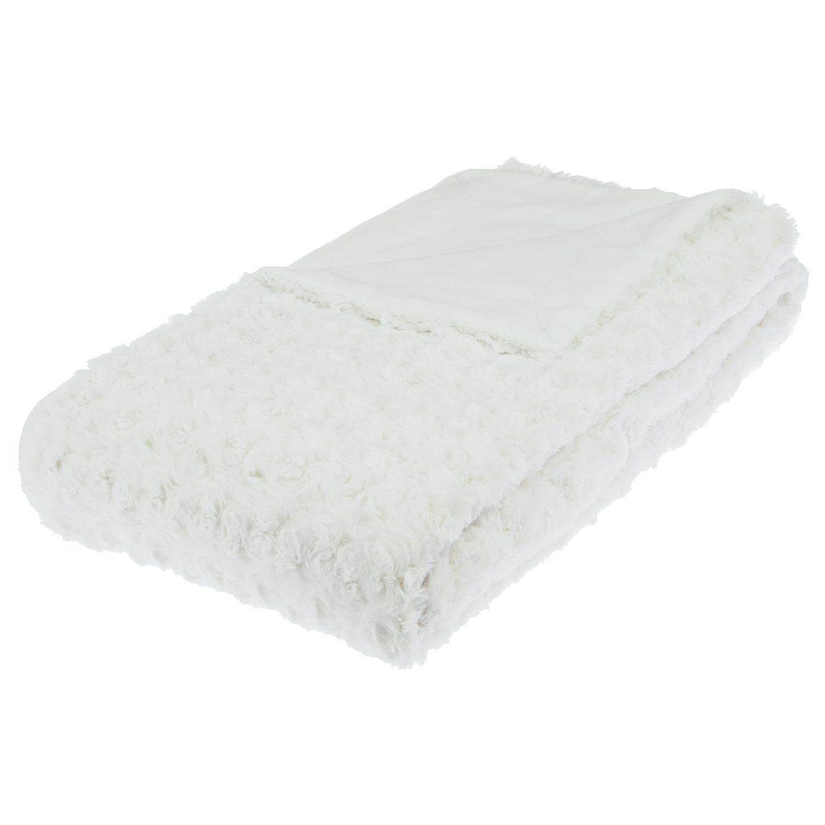 Γούνινη Κουβέρτα Καναπέ (120x160) A-S Boucle Ecru 131501A