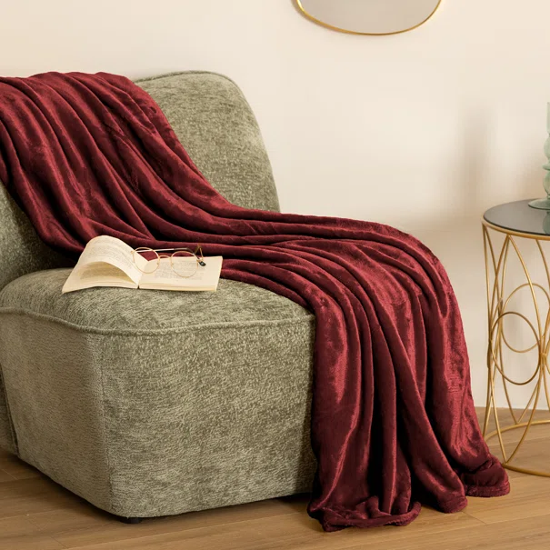 Κουβέρτα Fleece Ημίδιπλη (180x230) A-S Ollis Red 156048T