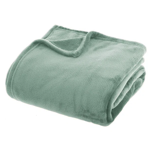 Κουβέρτα Fleece Ημίδιπλη (180x230) A-S Ollis Celadon 156048Q