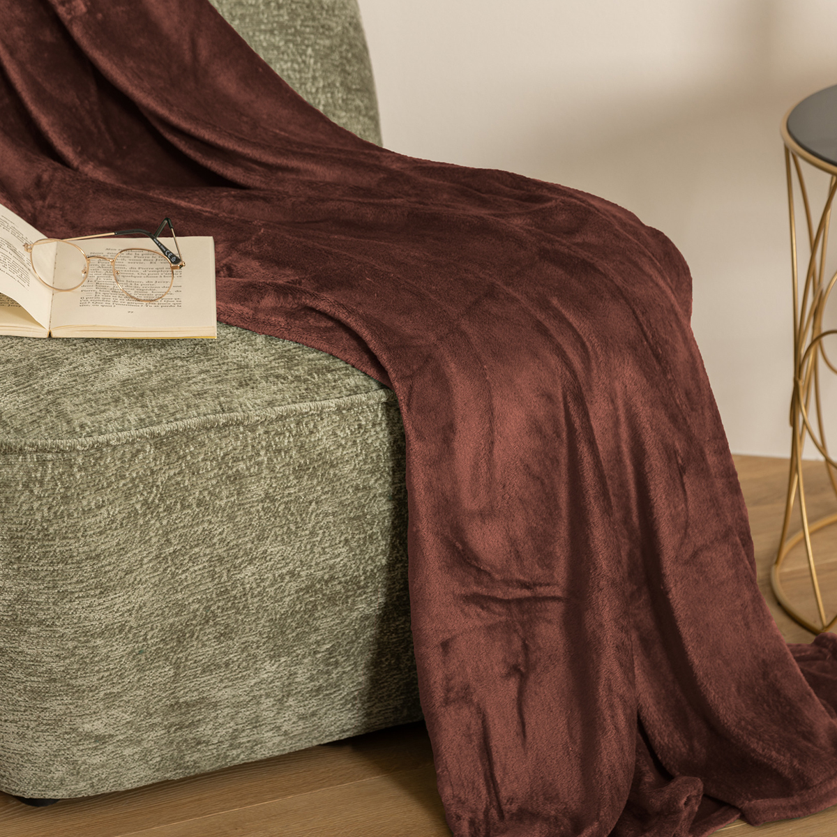 Κουβέρτα Καναπέ Fleece (130x180) A-S Ollis Tonka 156047S