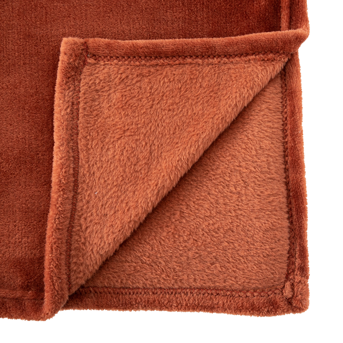 Κουβέρτα Fleece Ημίδιπλη (180X230) A-S Flannel Terracotta 156048I Λευκά Είδη Κρεβατοκάμαρας Κουβέρτες Μονές Spitishop